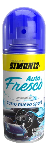 SPRAY SIMONIZ AMBIENTADOR AUTO FRESCO CARRO NUEVO SPORT