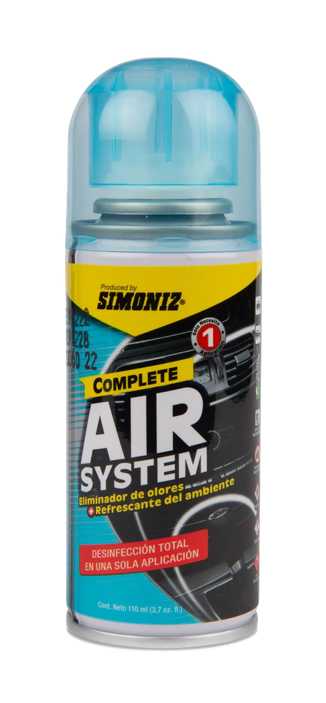 SPRAY SIMONIZ ELIMINADOR DE OLORES COMPLETE AIR SYSTEM