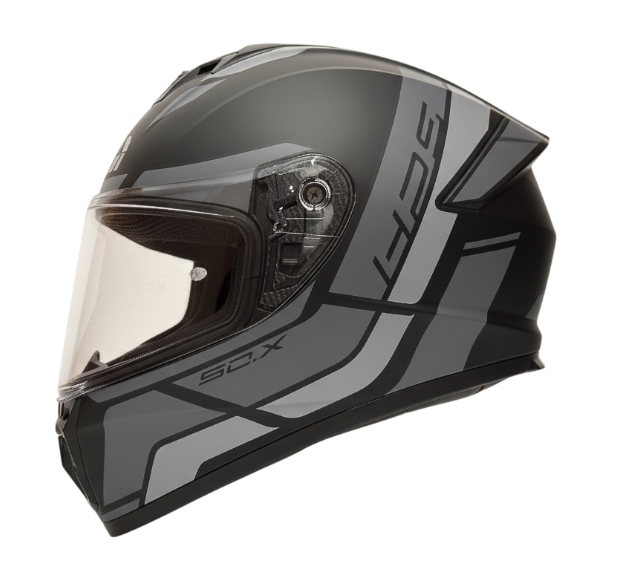 [H50XFLSBG56C] CASCO INTEGRAL GIVI H50X LINES NEGRO GRIS OSCURO MATE (S)