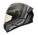 CASCO INTEGRAL H50X LINES NEGRO GRIS OSCURO MATE