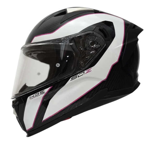 CASCO INTEGRAL GIVI H50Z DOBLE VISOR NEGRO BLANCO FUCSIA BRILLO