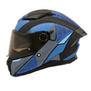 CASCO INTEGRAL SPARTAN DOBLE VISOR PANTHER DETROIT AZUL
