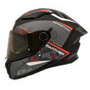 CASCO INTEGRAL SPARTAN DOBLE VISOR PANTHER RAPTOR NEGRO ROJO