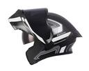 CASCO ABATIBLE ICH 3120 DOBLE VISOR TRADE NEGRO BLANCO MATE VISOR NEGRO