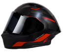 CASCO INTEGRAL ICH 503 SKP NEGRO ROJO MATE VISOR NEGRO
