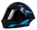 CASCO INTEGRAL ICH 503 SKP NEGRO AZUL CLARO MATE VISOR NEGRO
