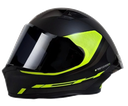 CASCO INTEGRAL ICH 503 SHADOWTECH NEGRO AMARILLO MATE VISOR NEGRO
