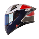 CASCO INTEGRAL SHAFT PRO 612 DOBLE VISOR MYTH GRIS CLARO ROJO BRILLO