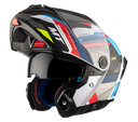 CASCO ABATIBLE MT FU404 DOBLE VISOR ATOM 2 BAST A0 BLANCO PERLA BRILLO