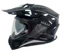 CASCO MULTIPROPOSITO MT HS218 DOBLE VISOR TRACK ARIES B1 NEGRO GRIS BRILLO