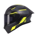 CASCO INTEGRAL ICH 503 SKP NEGRO AMARILLO MATE VISOR NEGRO
