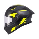 CASCO INTEGRAL ICH 503 SKP NEGRO AMARILLO MATE VISOR TRANSPARENTE