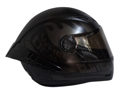 CASCO INTEGRAL ICH 501SP SPEED FREA NEGRO GRIS OSCURO MATE VISOR NEGRO (S)