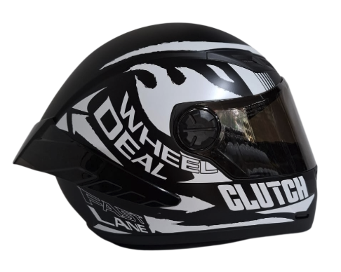 CASCO INTEGRAL ICH 501SP SPEED FREA NEGRO BLANCO MATE VISOR NEGRO