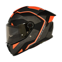 CASCO INTEGRAL SPARTAN DOBLE VISOR HAWK EVO FIRST NEGRO GRIS ROJO MATE