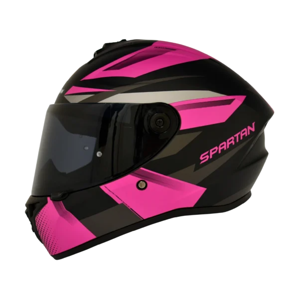 CASCO INTEGRAL SPARTAN DRAKEN RONIN FUCSIA MATE