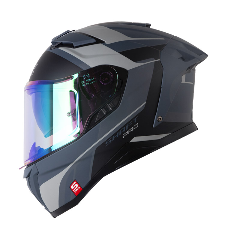 CASCO INTEGRAL SHAFT PRO 606SP DOBLE VISOR CLOWKY GRIS OSCURO GRIS OSCURO MATE