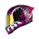 CASCO INTEGRAL SHAFT 562 R TOXIC NEGRO FUCSIA BRILLO