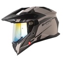 CASCO MULTIPROPOSITO SHAFT PRO MX400 DOBLE VISOR RENDER GRIS CLARO GRIS OSCURO MATE