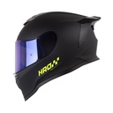 CASCO INTEGRAL HRO 506SP SOLID NEGRO AMARILLO MATE