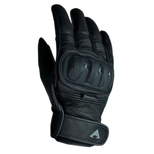 [103130121] GUANTE CON PROTECCION GIACOMO EN CUERO FURY NEGRO (S)