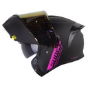 CASCO ABATIBLE SHAFT 3820SP SOLID NEGRO FUCSIA MATE