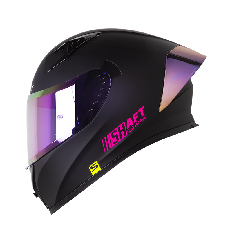CASCO INTEGRAL SHAFT 526SP EVO SOLID NEGRO FUCSIA MATE