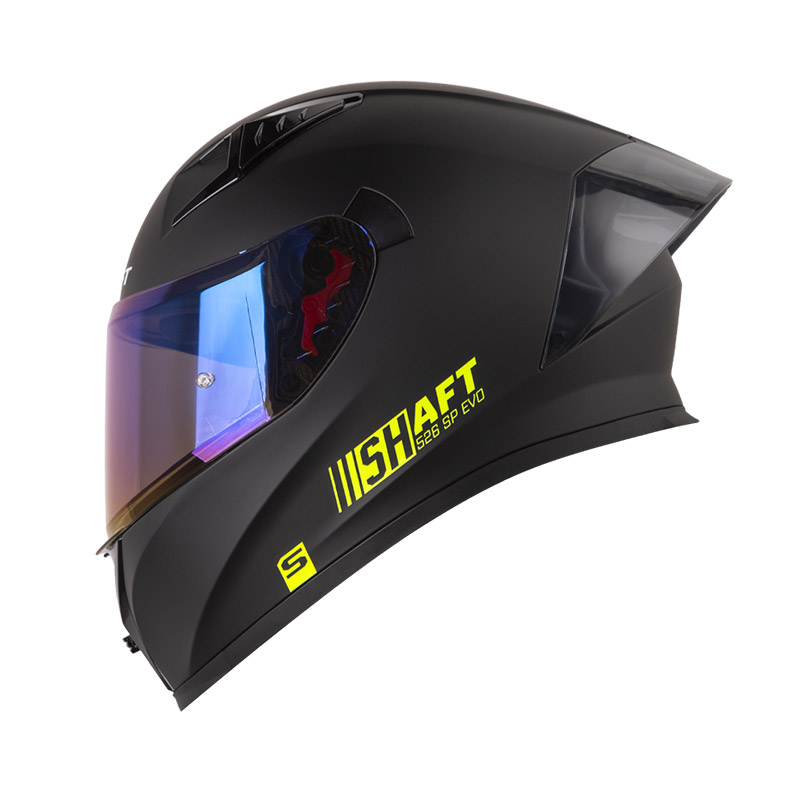 CASCO INTEGRAL SHAFT 526SP EVO SOLID NEGRO AMARILLO MATE 