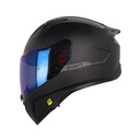 CASCO INTEGRAL SHAFT 532 DOBLE VISOR SOLID NEGRO GRIS OSCURO MATE
