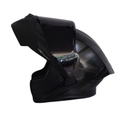 CASCO ABATIBLE ICH 3120 DOBLE VISOR ORDANOX NEGRO GRIS OSCURO MATE VISOR NEGRO