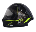 CASCO INTEGRAL ICH 503 TRENT NEGRO AMARILLO BRILLO VISOR TRANSPARENTE