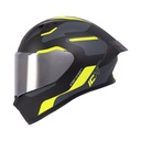 CASCO INTEGRAL ICH 503 SKP NEGRO AMARILLO MATE VISOR SILVER