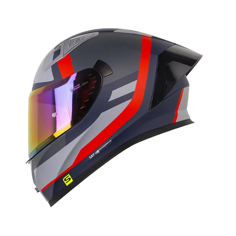 CASCO INTEGRAL SHAFT 526SP EVO EUCLID GRIS ROJO MATE (S)