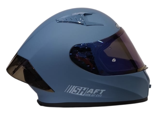 CASCO INTEGRAL SHAFT 526SP EVO SOLID AZUL GRIS CLARO