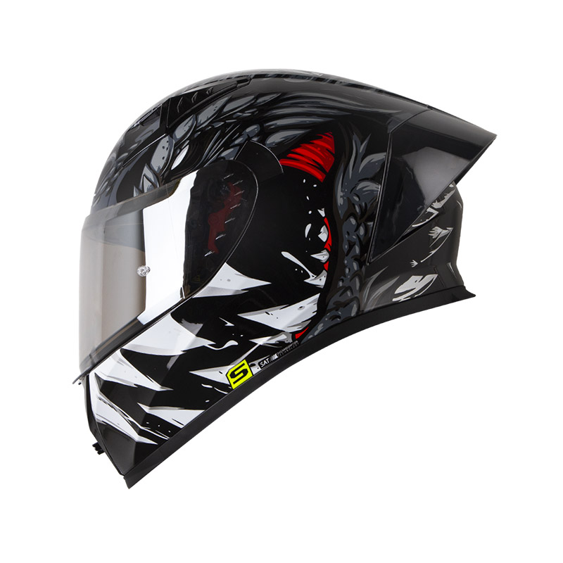 CASCO INTEGRAL SHAFT 526SP EVO ULTIMATE LIZZARD GRIS OSCURO GRIS BRILLO (S)