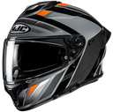 CASCO INTEGRAL HJC C71 FABER MC7 GRIS NARANJA BRILLO
