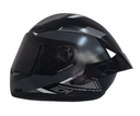 CASCO INTEGRAL ICH 501SP BRAZUK NEGRO GRIS OSCURO BLANCO MATE VISOR NEGRO