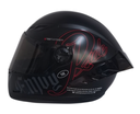 CASCO INTEGRAL ICH 501SP CAPTION NEGRO GRIS OSCURO ROJO MATE VISOR NEGRO
