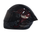 CASCO INTEGRAL ICH 501SP CAPTION NEGRO GRIS OSCURO ROJO BRILLO VISOR NEGRO