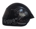 CASCO INTEGRAL ICH 501SP CAPTION NEGRO GRIS OSCURO BLANCO MATE VISOR NEGRO