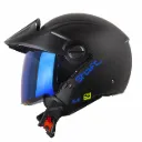 CASCO ABIERTO SHAFT 212 SOLID NEGRO AZUL MATE