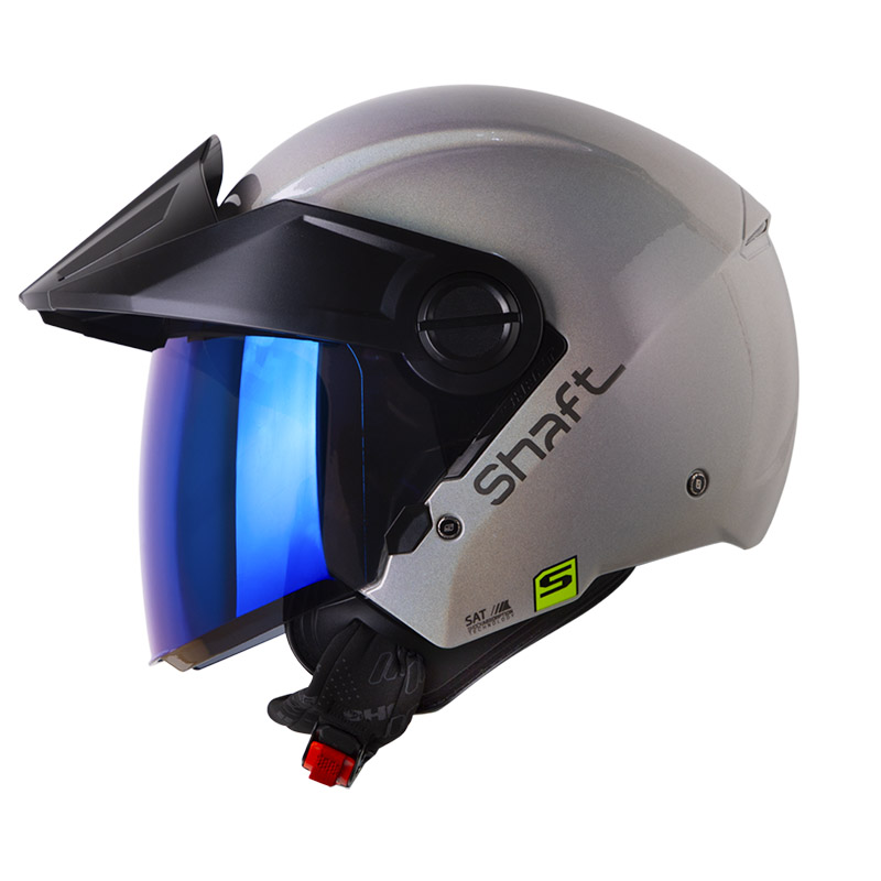 CASCO ABIERTO SHAFT 212 SOLID GRIS METALIZADO GRIS OSCURO BRILLO (S)