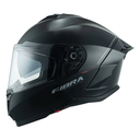 CASCO INTEGRAL FIBRA DEKA DOBLE VISOR NEGRO BRILLO