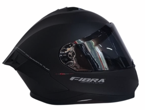 CASCO INTEGRAL FIBRA BYTE STREAM NEGRO MATE