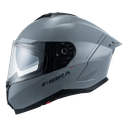 CASCO INTEGRAL FIBRA DEKA DOBLE VISOR GRIS BRILLO