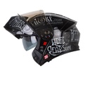 CASCO ABATIBLE SHAFT PRO 4000 EVO DOBLE VISOR RIDE RUST NEGRO GRIS OSCURO BRILLO