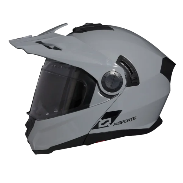 CASCO MULTIPROPOSITO ABATIBLE XSPORTS 165 GRIS BRILLO