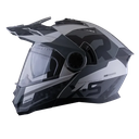 CASCO MULTIPROPOSITO ABATIBLE XSPORTS 165 AMPTOP GRIS NEGRO MATE