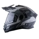 CASCO MULTIPROPOSITO ABATIBLE XSPORTS 165 AMPTOP GRIS NEGRO MATE