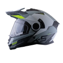 CASCO MULTIPROPOSITO ABATIBLE XSPORTS 165 AMPTOP GRIS AMARILLO MATE